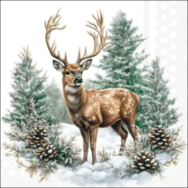 Servetten Hert Winter | 20 stuks