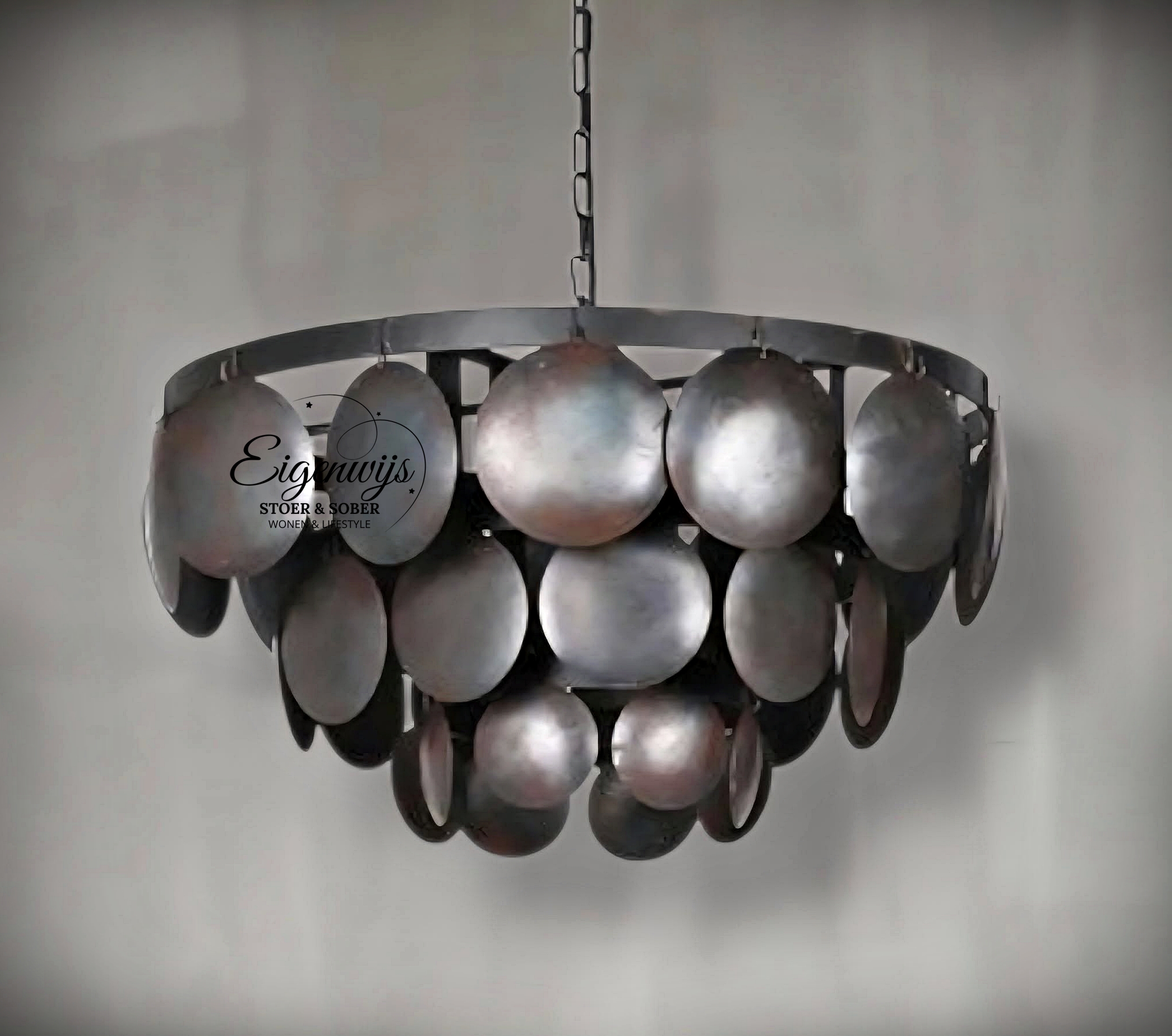 Hanglamp Metalen ronde Schijven | Ø 50 cm
