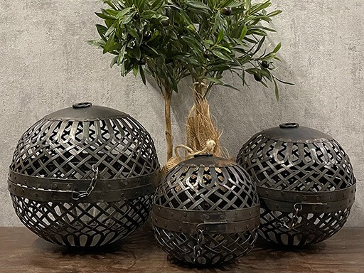 Set van 3 Marrakesh Lantaarns Windlichten