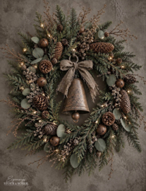 Tuinposter | Kerstcharme Licht