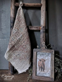 Linnen Doek Shabby | Kelim 45x45 cm