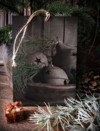 Deco Bordje | Kerstbellen A5