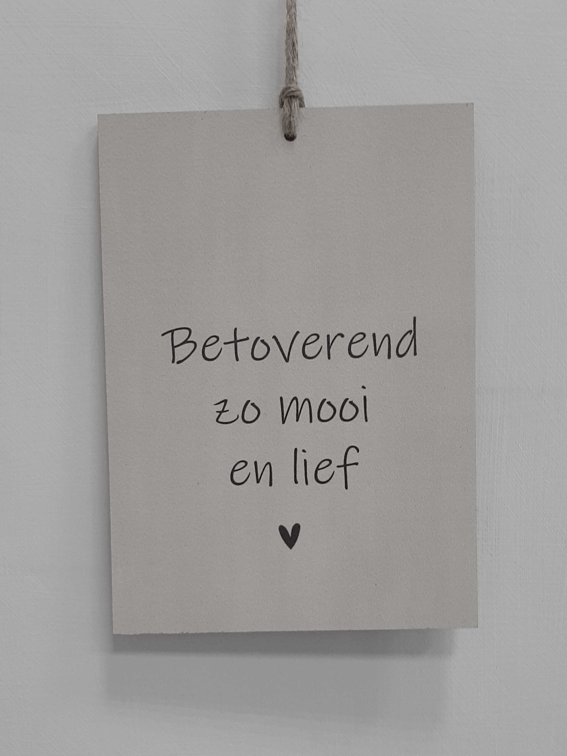 Baby Deco Bordje | Betoverend