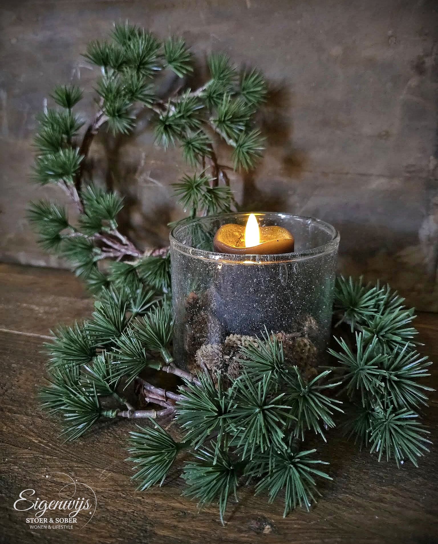 Kunst Larix Krans | Ø 26 cm
