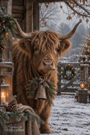 Tuinposter | Hooglander met Bel