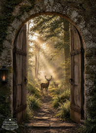 Tuinposter Poort Herten