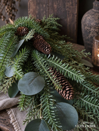 Groen Toef Diverse Takken | 60 cm
