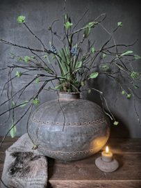 Flexibele Kunsttak Twijg met Blad | Groen 79 cm