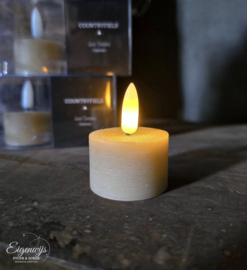 Led Waxinelichtjes 2 st | Taupe