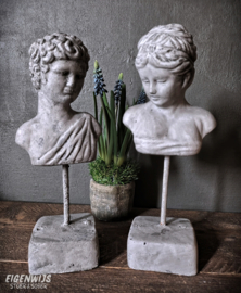 Ornament Man / Vrouw | Grijs Beton