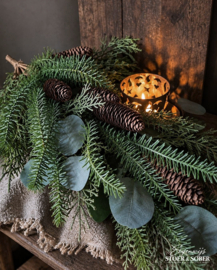 Groen Toef Diverse Takken | 60 cm