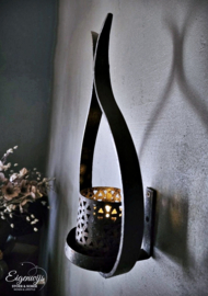 Wand Kandelaar Vlam | Metaal