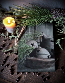 Deco Bordje | Kerstbellen A5