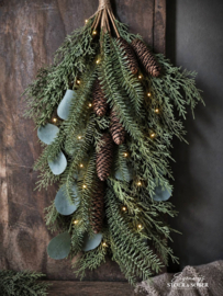 Groen Toef Diverse Takken | 60 cm