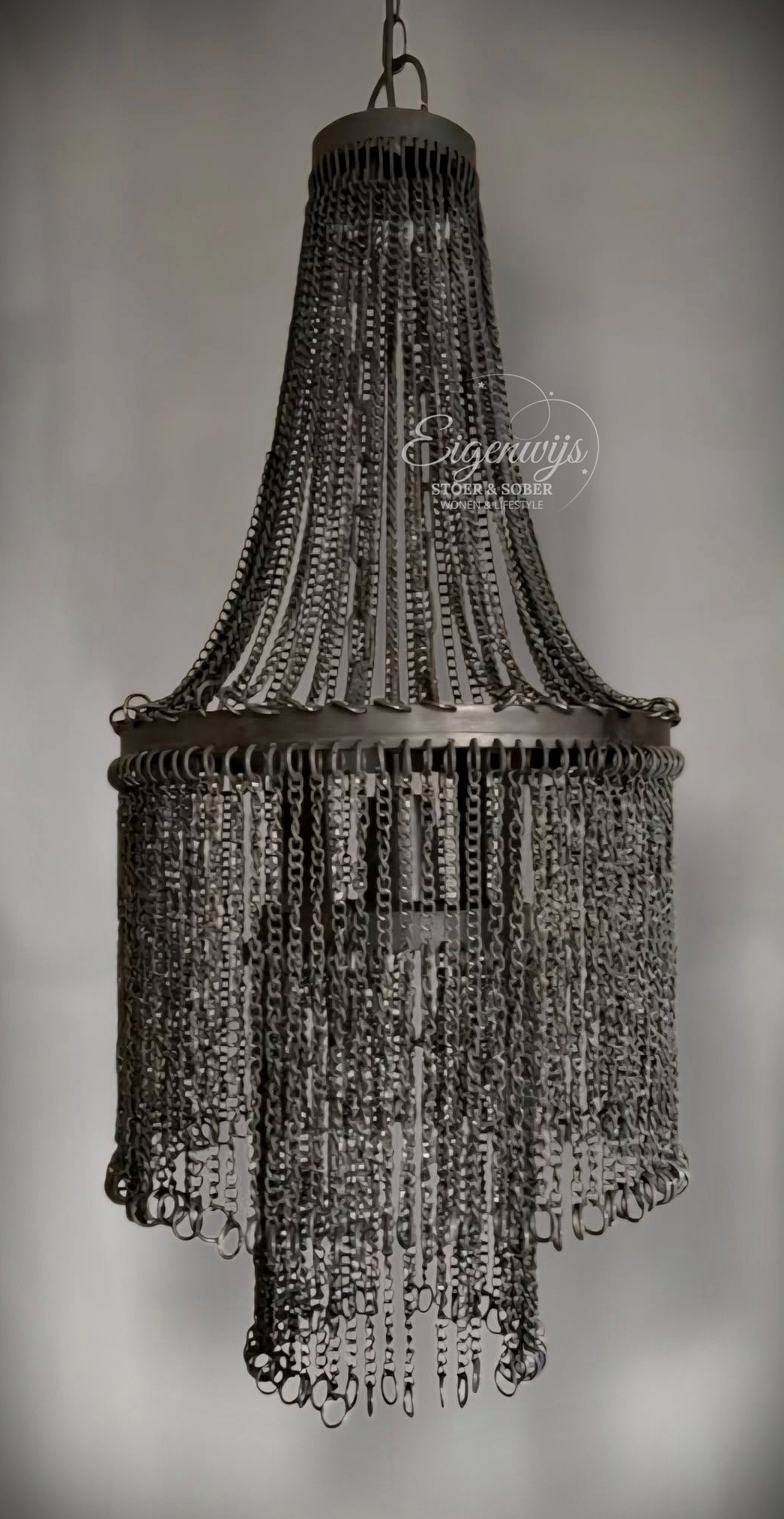 Hanglamp Metalen Ketting  Ø 30 cm