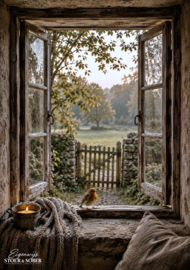 Tuinposter | Onverwacht Bezoek # 2