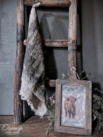Linnen Doek Shabby | Kelim 45x45 cm