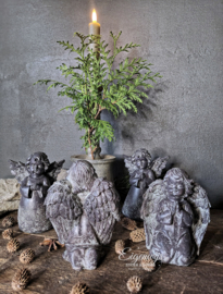 Decoratief Engel Beeldje Black