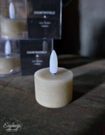 Led Waxinelichtjes 2 st | Taupe