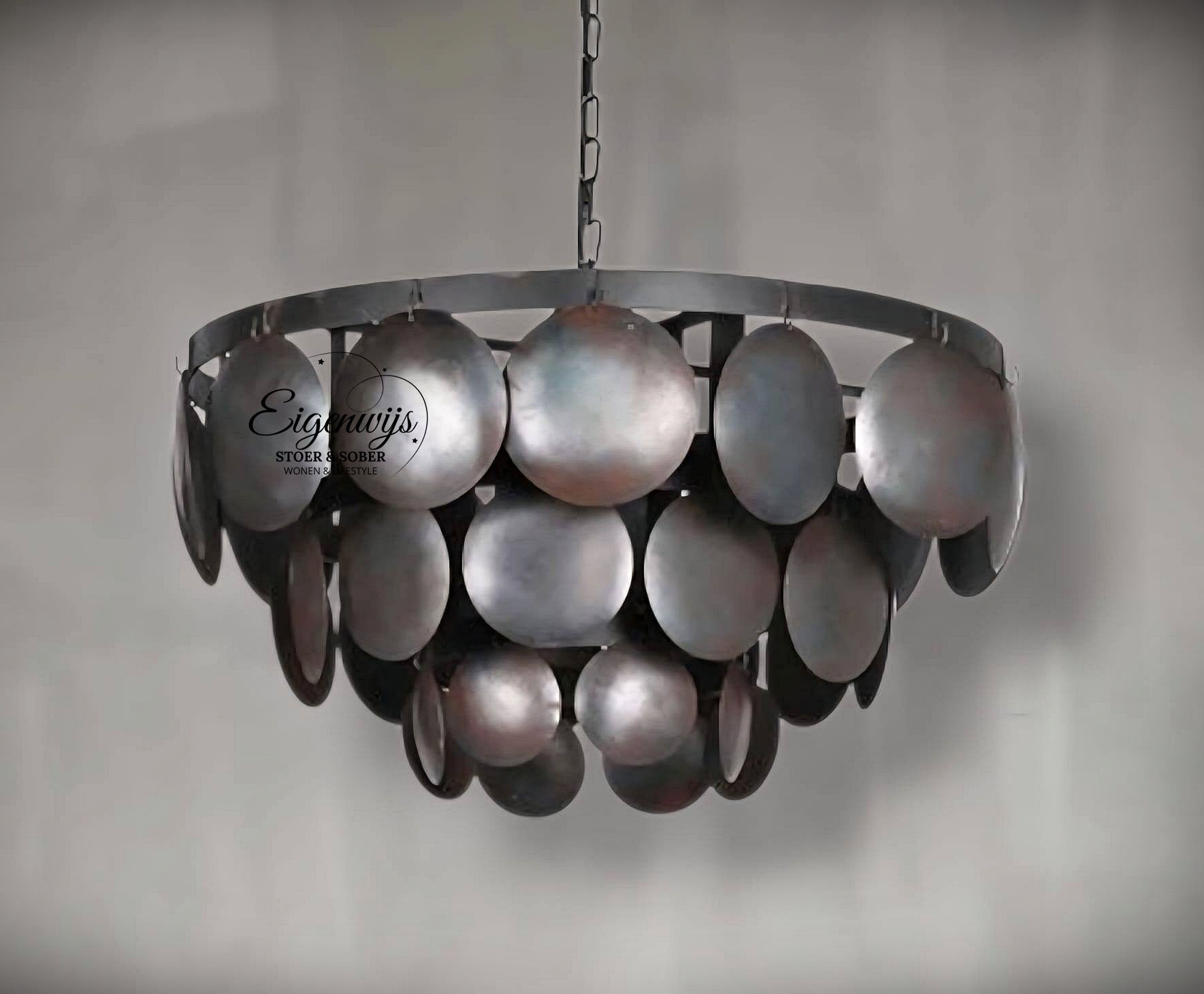 Hanglamp Metalen ronde Schijven | Ø 60 cm