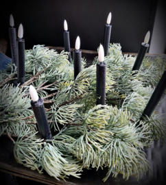 LED Kerstboomkaarsjes Zwart | 5 stuks