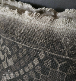 Kelim Stijl Shabby Kussen | Oud Bruin