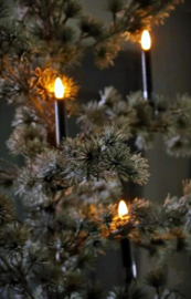 LED Kerstboomkaarsjes Zwart | 5 stuks