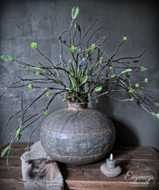 Flexibele Kunsttak Twijg met Blad | Groen 79 cm