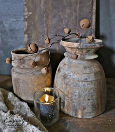 Kunsttak Belletjes Roest