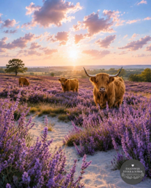 Tuinposter Heide Landschap