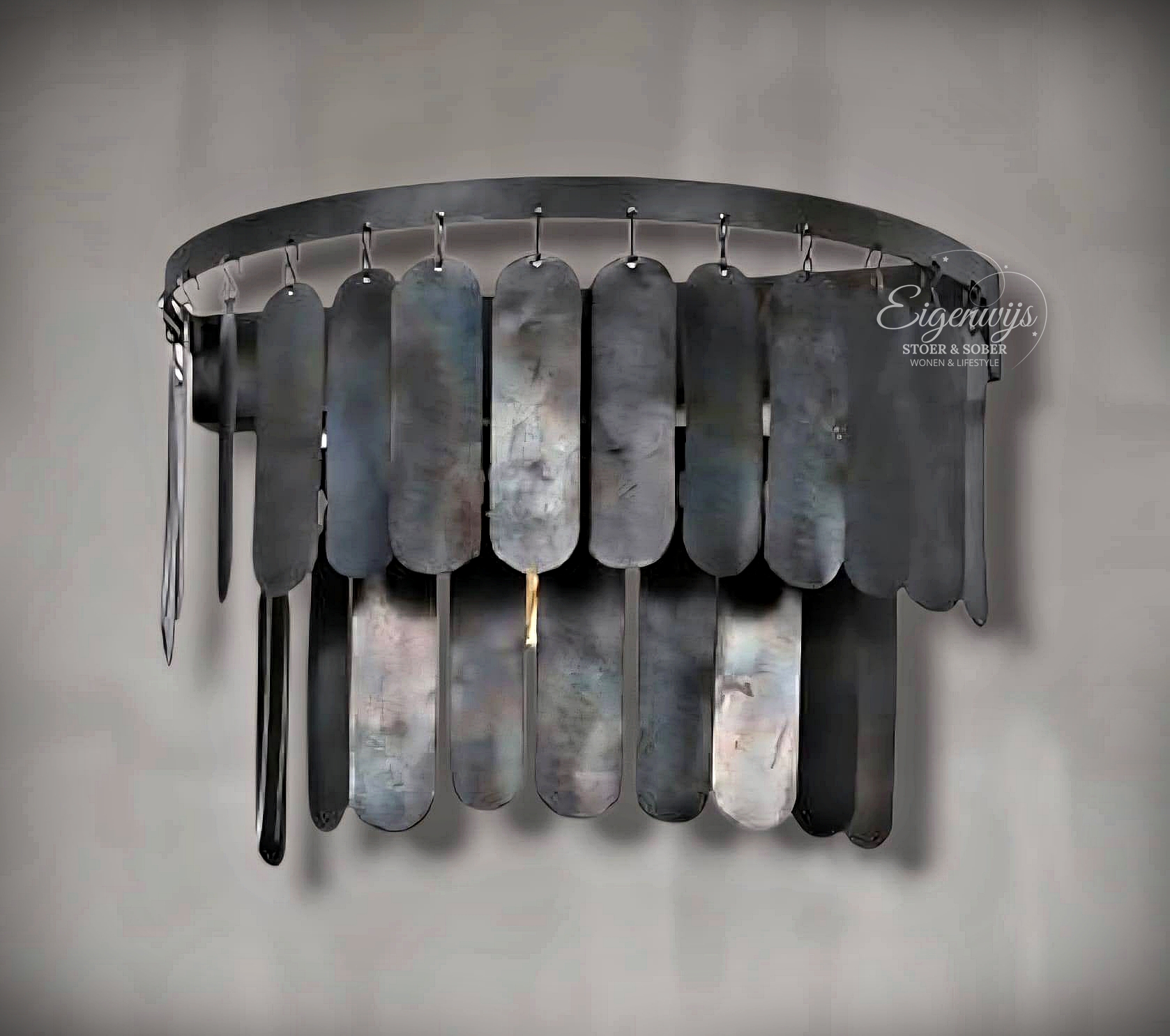 Wandlamp Metalen Lamel | 40 cm