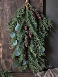 Groen Toef Diverse Takken | 60 cm