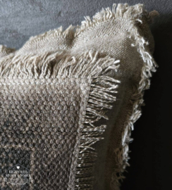 Kelim Stijl Shabby Kussen | Oud Bruin