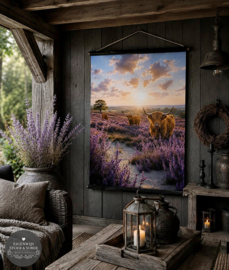 Tuinposter Heide Landschap