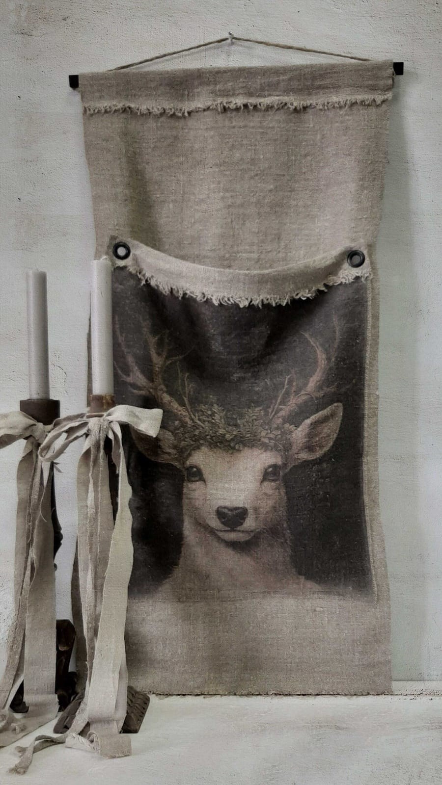 Shabby Wanddoek Rendier
