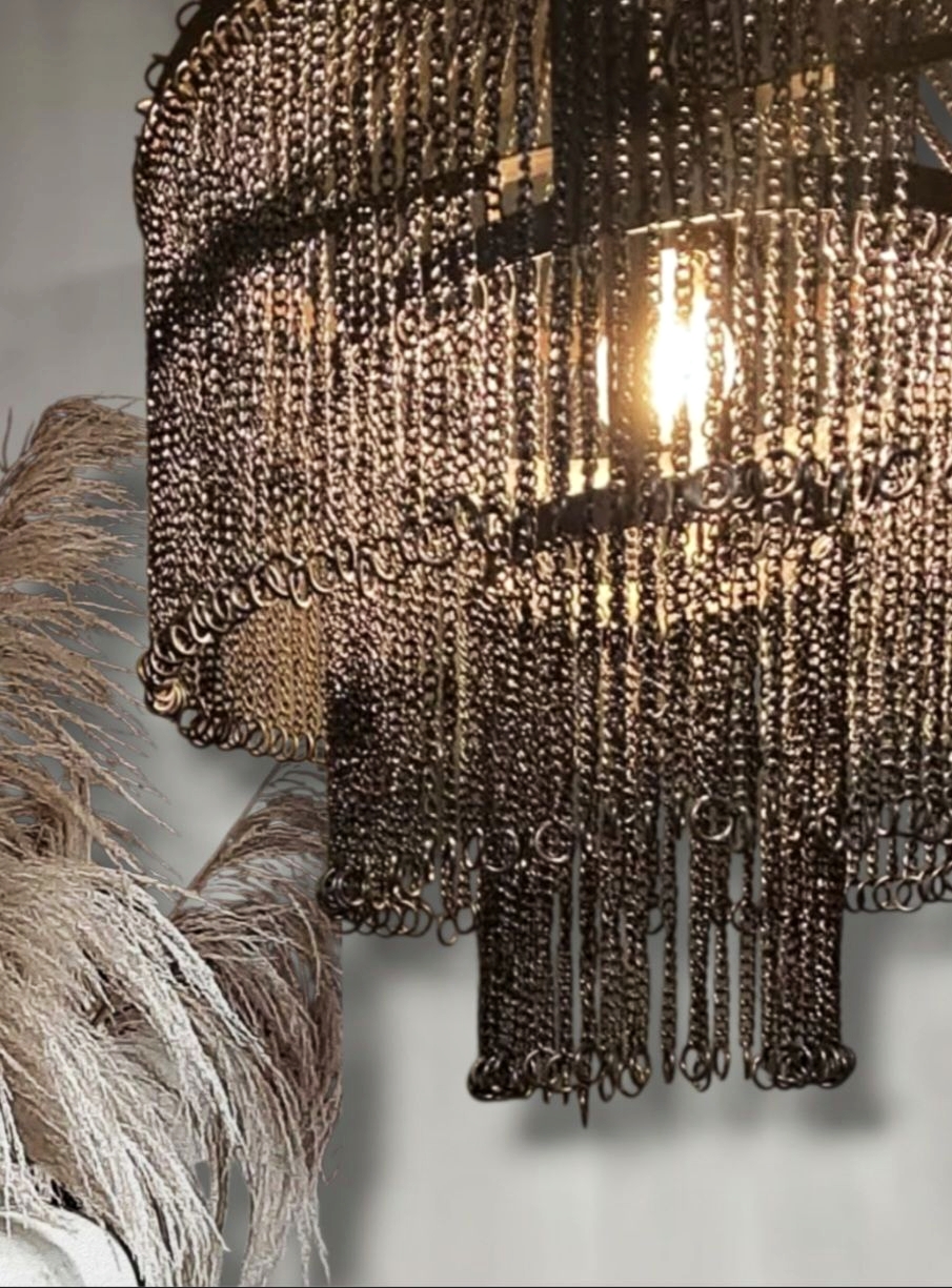 Hanglamp Metalen Ketting Ø 60 cm