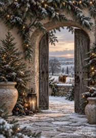 Tuinposter | De Weidepoort Kerstsfeer