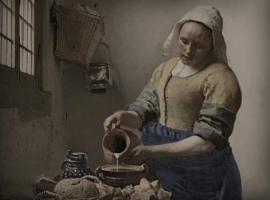 Spatscherm | Melkmeisje