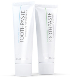 TOOTH PASTE met vitamine B12, zonder fluoride