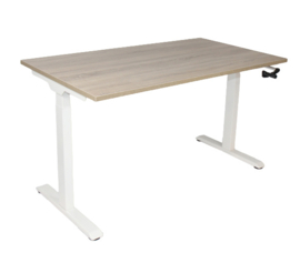 Slinger verstelbaar zit-sta frame/bureau wit