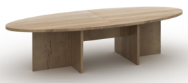 Manager vergadertafel ellips klein 320x120 cm.