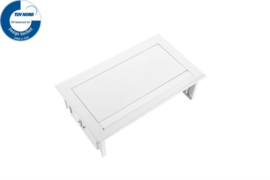Power Desk In - 2x 230V + 2x USB Charger + 1x Keystone - Wit