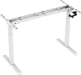 Slinger verstelbaar zit-sta frame/bureau wit