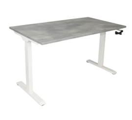 Slinger verstelbaar zit-sta frame/bureau wit