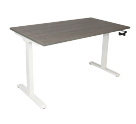 Slinger verstelbaar zit-sta frame/bureau wit