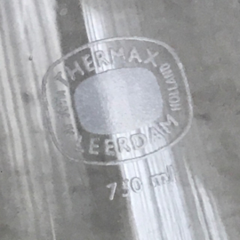 Vintage laboratoriumglas kan Leerdam