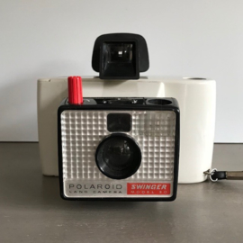 Vintage Polaroidcamera 'Swinger' (wit)