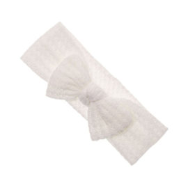 Siena Haarband/Hoofdband Met Strik 7520 Off White (202)