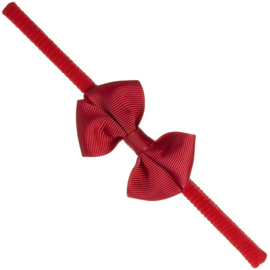 Siena Haarband Smal Ribbon Strik 7151 Rood (550)