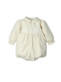 Mac Ilusion Babypakje | longsleeve romper | 0337 | natural | wafel katoen
